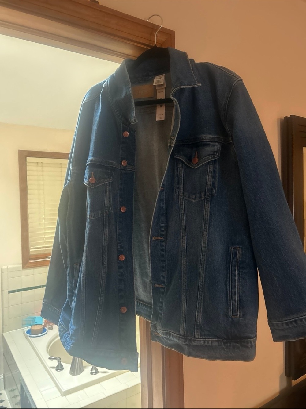 PINK Victoria's Secret Light Blue Denim Jacket